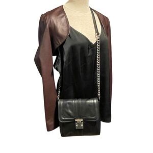 L.A.M.B. Gwen Stefani Sadler Lock Crossbody Shoulder Bag